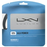 Luxilon Alu Power 125 Tennis String Set - Silver