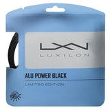 Luxilon Alu Power Black 125 Tennis String Set - Black