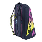 Babolat Pure Aero Rafa 12 Pack Tennis Bag - Yellow / Pink / Blue