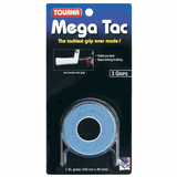 Tourna Mega Tac 3 Pack Tennis Overgrip - Blue