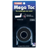 Tourna Mega Tac 3 Pack Tennis Overgrip - Black